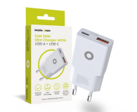 Ładowarka i akumulator Mobile Origin GaN 30W Slim Charger TÜV MO16 USB-A + USB-C MO-GAN30W-MO16